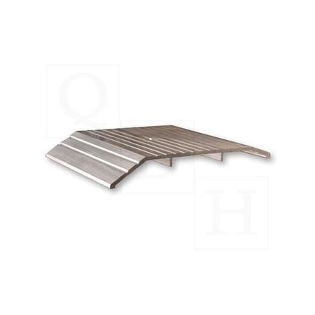 Pemko 182A-72 Offset Door Saddle Threshold - 7in Width, 1in Height, 72in Length, Mill Finish Aluminum 182A72